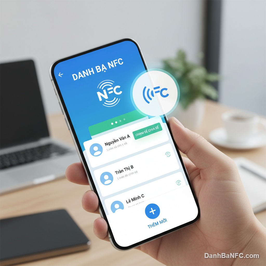 Ảnh chụp màn hình tính năng tùy chỉnh thương hiệu cho vCard của ứng dụng
